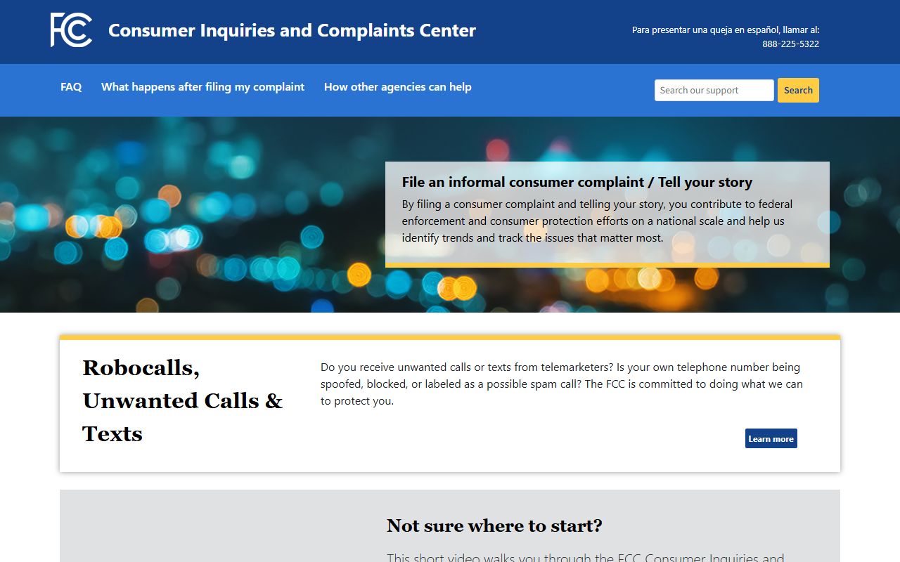 Greensboro phone codes FCC Consumer Complaint Center