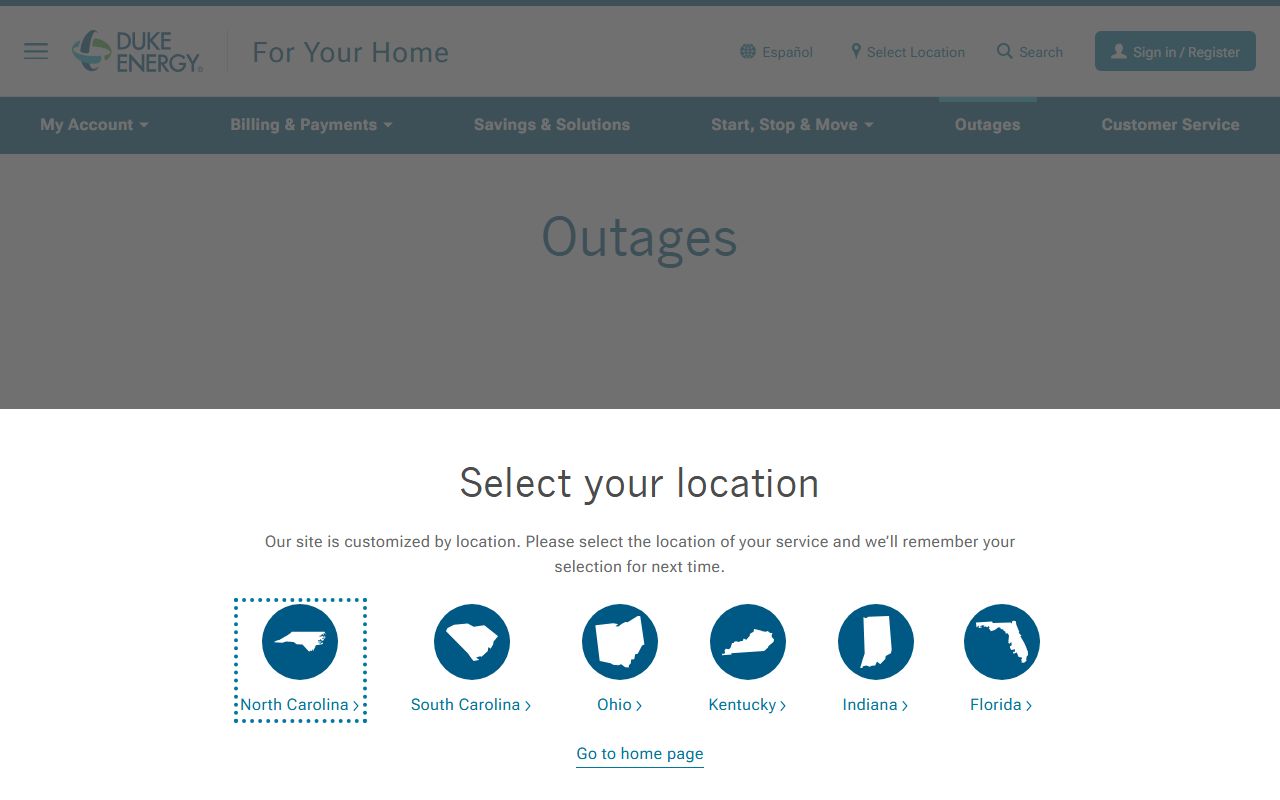Greensboro phone numbers Duke Energy outage reporting